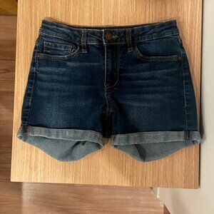 Dark Blue Jean Shorts